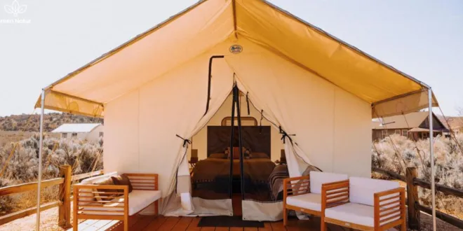 luxurious glamping in the US