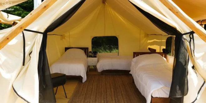 luxurious glamping in the US