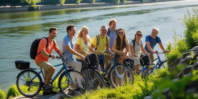 Biking Along the Rhine River
