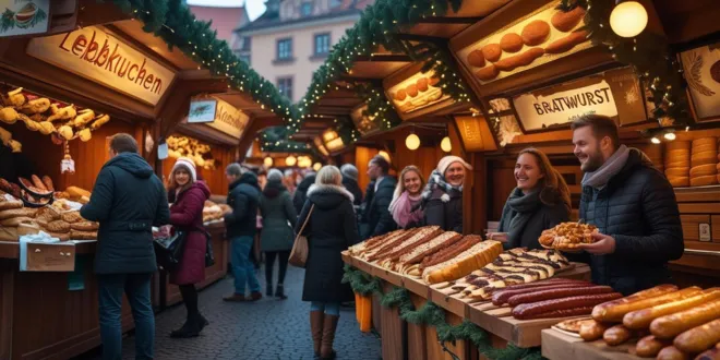 A Guide to German Christmas Market Food and Drink