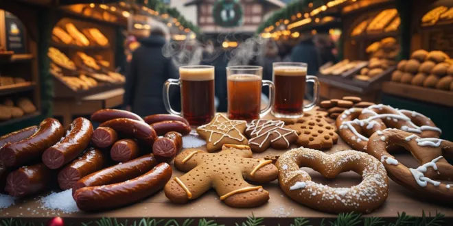 A Guide to German Christmas Market Food and Drink