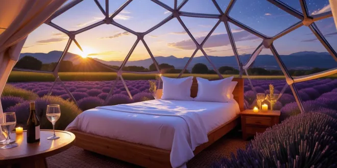 Glamping in France