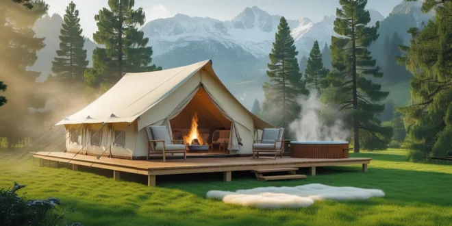 Glamping in France