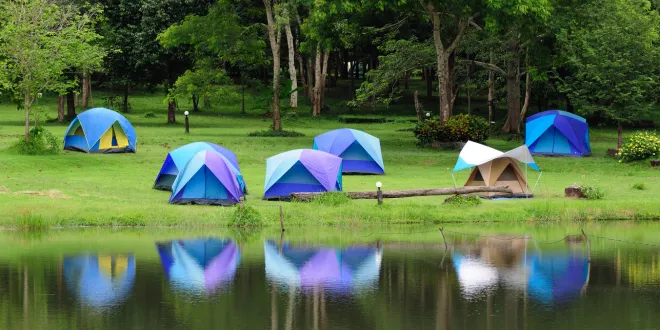 Camping in Normandy